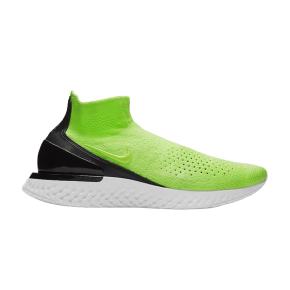 nike rise react flyknit yellow